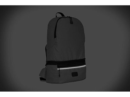 Рюкзак-трансформер 2-в-1 «Athletica» водостойкий с поясной сумкой из переработанного пластика 