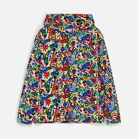 Худи унисекс Morfiss с полной запечаткой на заказ, размер XS/S