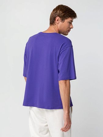 Футболка унисекс оверсайз Street Vibes, фиолетовая, размер XL/2XL