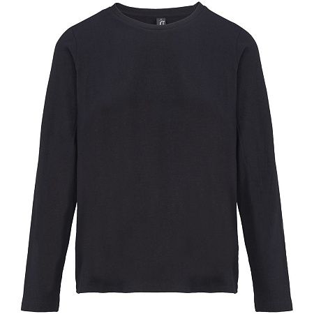 Футболка с длинным рукавом женская Monarch Women, черная, размер XL