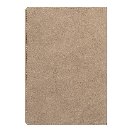 Ежедневник Flexy Tenero Suede A5, бежевый, недатированный, в гибкой обложке с петлей для ручки