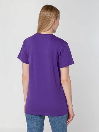 Футболка унисекс T-Bolka 160, фиолетовая, размер S v2