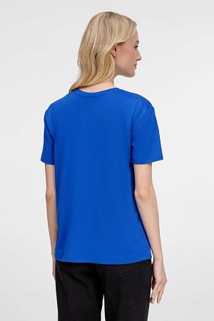 Футболка унисекс Senti, ярко-синяя, размер S