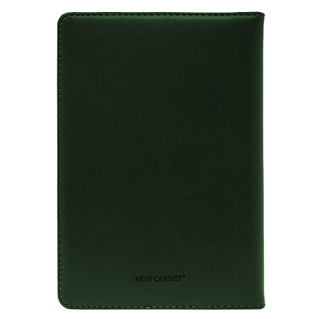 Ежедневник City Buffalo А5, зеленый, недатированный, в твердой обложке с поролоном