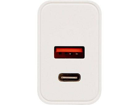Сетевое зарядное устройство c выходами USB-A и USB-C и быстрой зарядкой QC/PD «Recharger Pro», 30 Вт