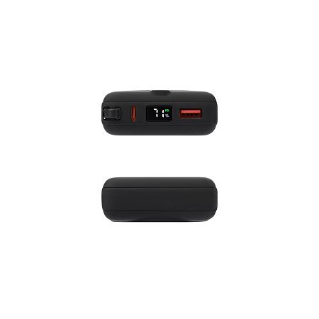 Внешний аккумулятор с подсветкой Риттер PD (Ritter PD) 10000mAh с функцией беспроводной зарядки 15W, черный