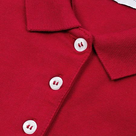 Рубашка поло женская Sunset, красная, размер S