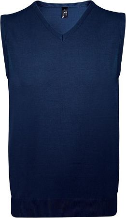 Жилет унисекс Gentlemen, темно-синий, размер XXS