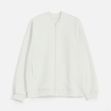 Бомбер унисекс Estado, молочно-белый, размер M