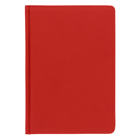 Ежедневник Classic Soft А5, красный, недатированный, в твердой обложке