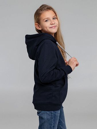 Толстовка с капюшоном детская Kirenga Kids, темно-синяя, размер 14 лет (154-164 см)