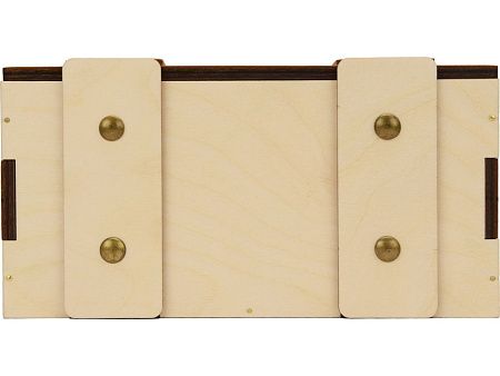 Деревянная подарочная коробка с крышкой «Ларчик»