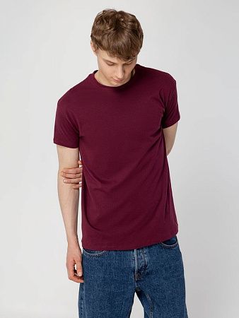 Футболка унисекс Regent 150, бордовая, размер XL
