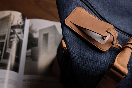 Бирка для багажа из композиционной кожи VINGA Bosler RCS