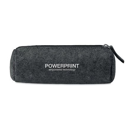 Пенал на молнии из фетра