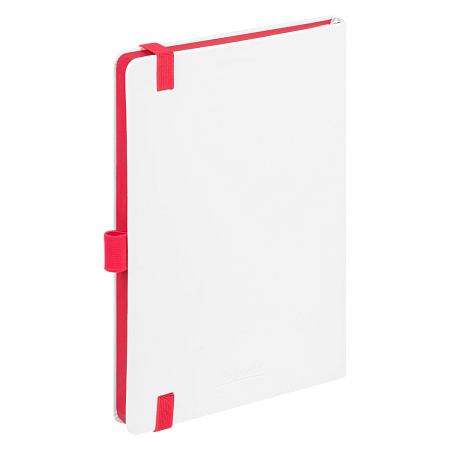Ежедневник Arctic недатированный, белый/красный