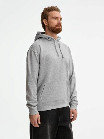 Худи унисекс Condor, серый меланж, размер S