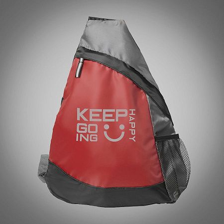 Рюкзак Pick, красный/серый/чёрный, 41 x 32 см, 100% полиэстер 210D