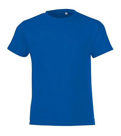 Футболка детская Regent Fit Kids, ярко-синяя (royal), размер 6 лет (106-116 см)