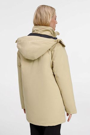Куртка-парка унисекс Sfera, бежевая, размер S