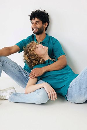 Женская рубашка поло Iqoniq Yosemite из переработанного хлопка-пике, унисекс, 220 г/м²