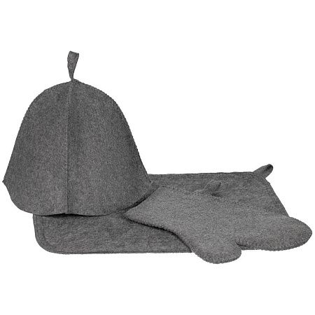 Банный набор Heat Therapy ver.2, мужской, светло-серый