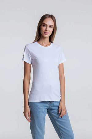 Футболка женская T-bolka Lady, красная, размер S