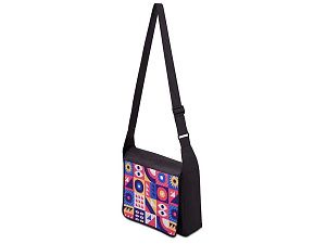 Сумка из нетканого PET материала с регулируемой ручкой, цвет: многоцветный