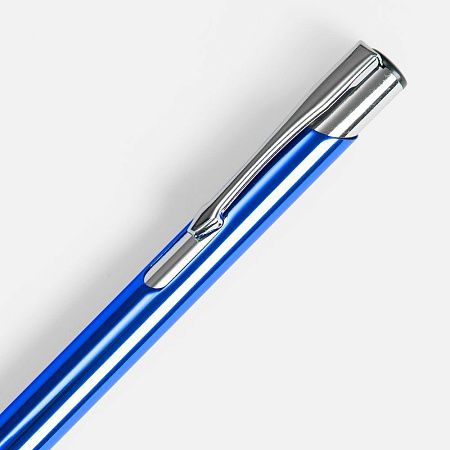 Ручка шариковая Keskus, ярко-синяя