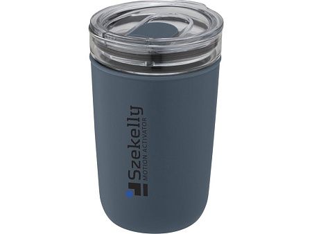 Стеклянная кружка «Bello» с внешней стенкой из переработанного пластика