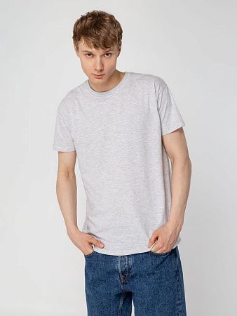 Футболка унисекс Regent 150, светло-серый меланж, размер XXS