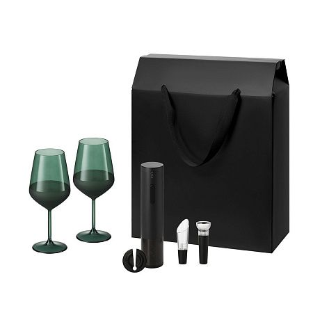 Подарочный набор Emerald, Sacramento (2 бокала + набор для вина)