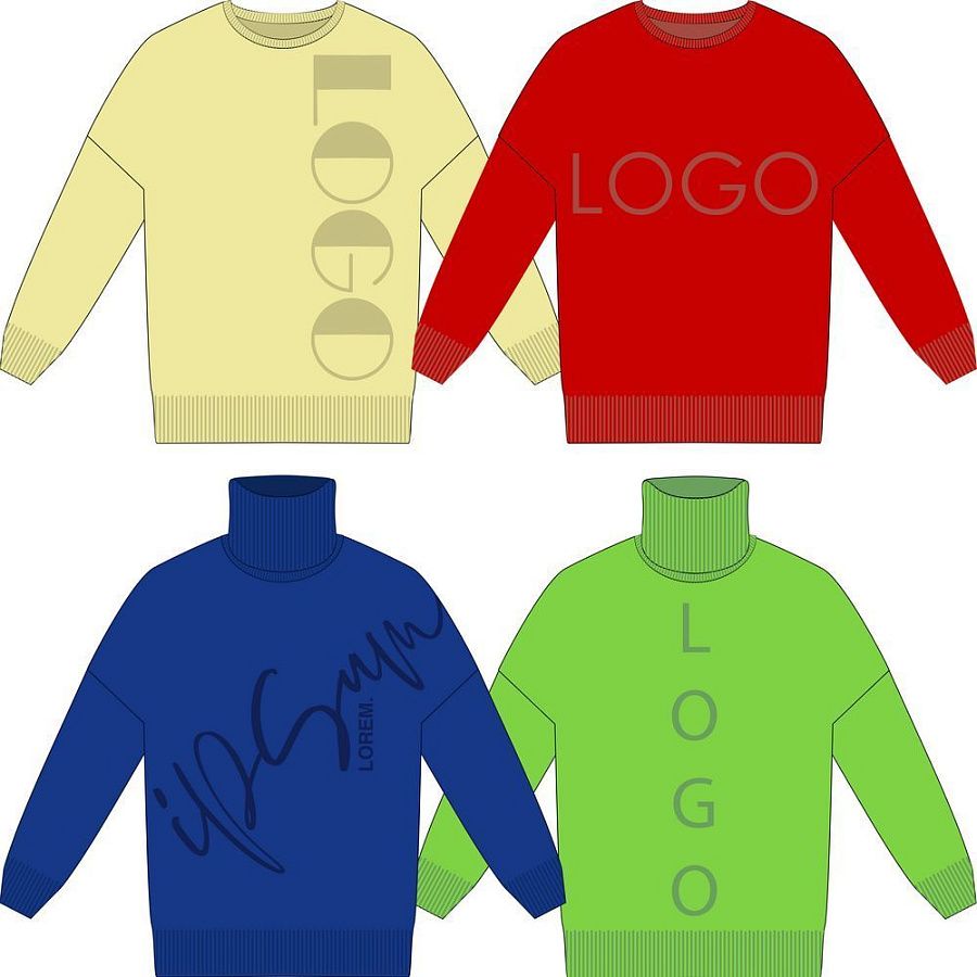 Свитер оверсайз на заказ Tricksy Terra Grand на заказ, акрил, размер S/M