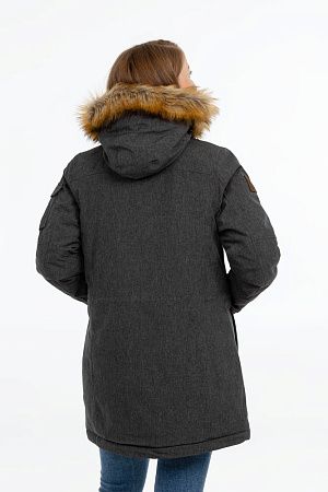 Парка женская Explorer, серый меланж, размер M