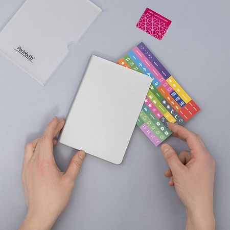 Ежедневник Spark mini A6 недатированный, серебряный