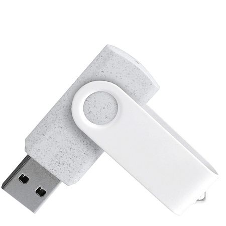 Флешка TWIST ECO Белая с белым 4027.07.07.16ГБ3.0