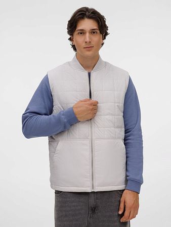 Жилет унисекс Warmbridge, светло-серый, размер S