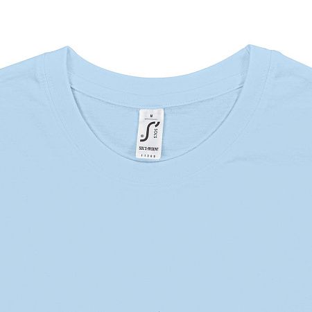 Футболка унисекс Regent 150, голубая, размер 4XL