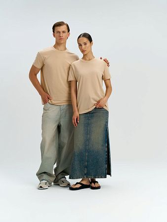 Футболка унисекс Regent 150, песочная, размер XXS