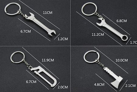 Брелки металлические