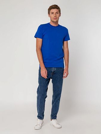 Футболка мужская T-bolka Stretch, ярко-синяя, размер L