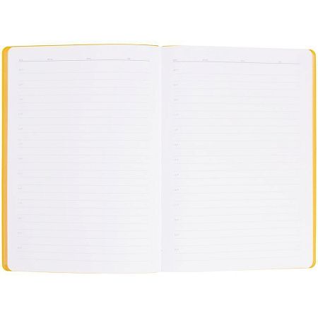 Ежедневник Flexpen Shall, недатированный, желтый