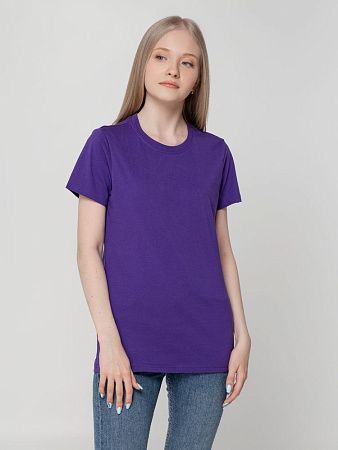 Футболка женская T-bolka Lady, фиолетовая, размер L