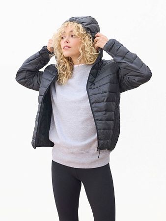 Куртка с капюшоном женская Stream Women, черная, размер S