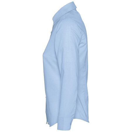 Рубашка женская с длинным рукавом Embassy, голубая, размер XS