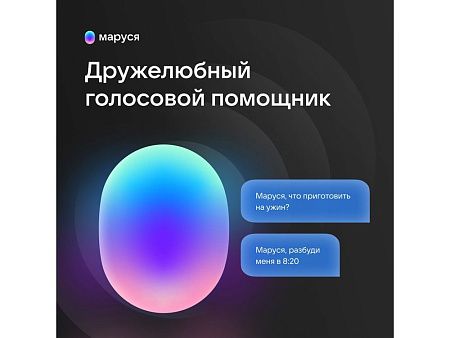 Умная колонка VK «Капсула» с голосовым помощником Марусей, 30 Вт