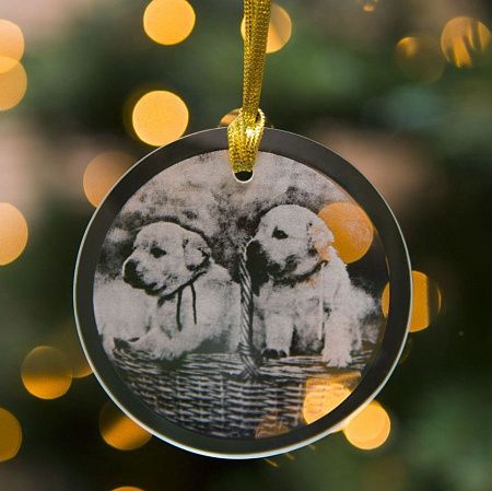 Подвески-украшения Vitre, стеклянные