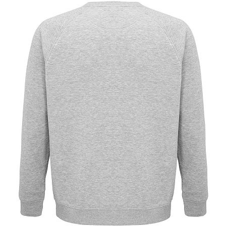 Свитшот унисекс Space, серый меланж, размер S