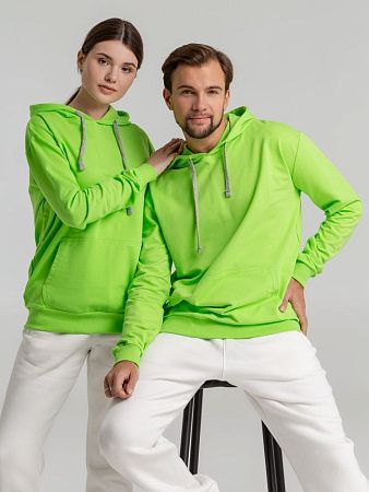 Толстовка с капюшоном Unit Kirenga, зеленое яблоко, размер XS