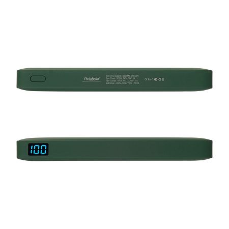 Внешний аккумулятор с подсветкой Анкор Плюс PD (Ancor PD Plus) 10000 mAh, зеленый
